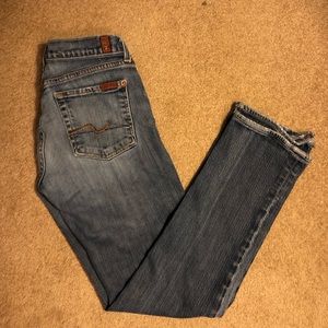 seven for all mankind bootcut jeans size 30